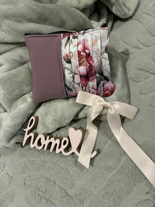 Plissierte Softshell-Kombination Kosmetiktasche